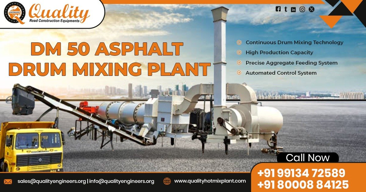 DM 50 Asphalt Drum Mixing Plant in Kenya