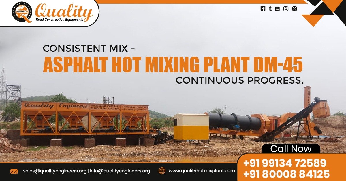 Asphalt Hot Mixing Plant DM-45 in Iran