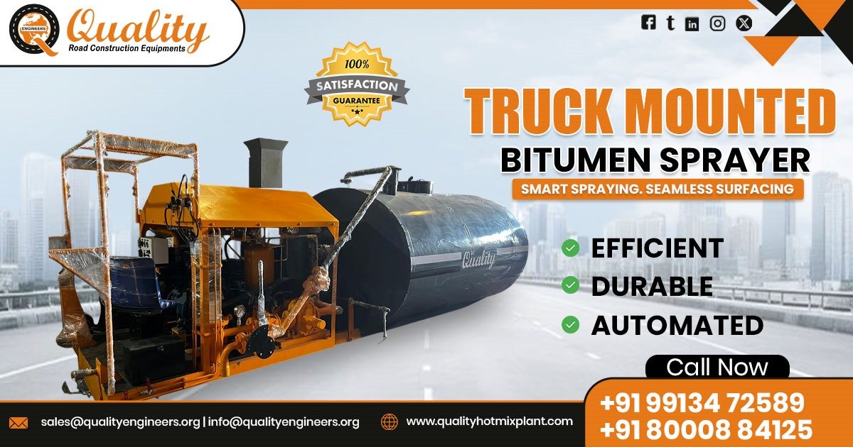 Truck Mounted Bitumen Sprayer in Gujarat