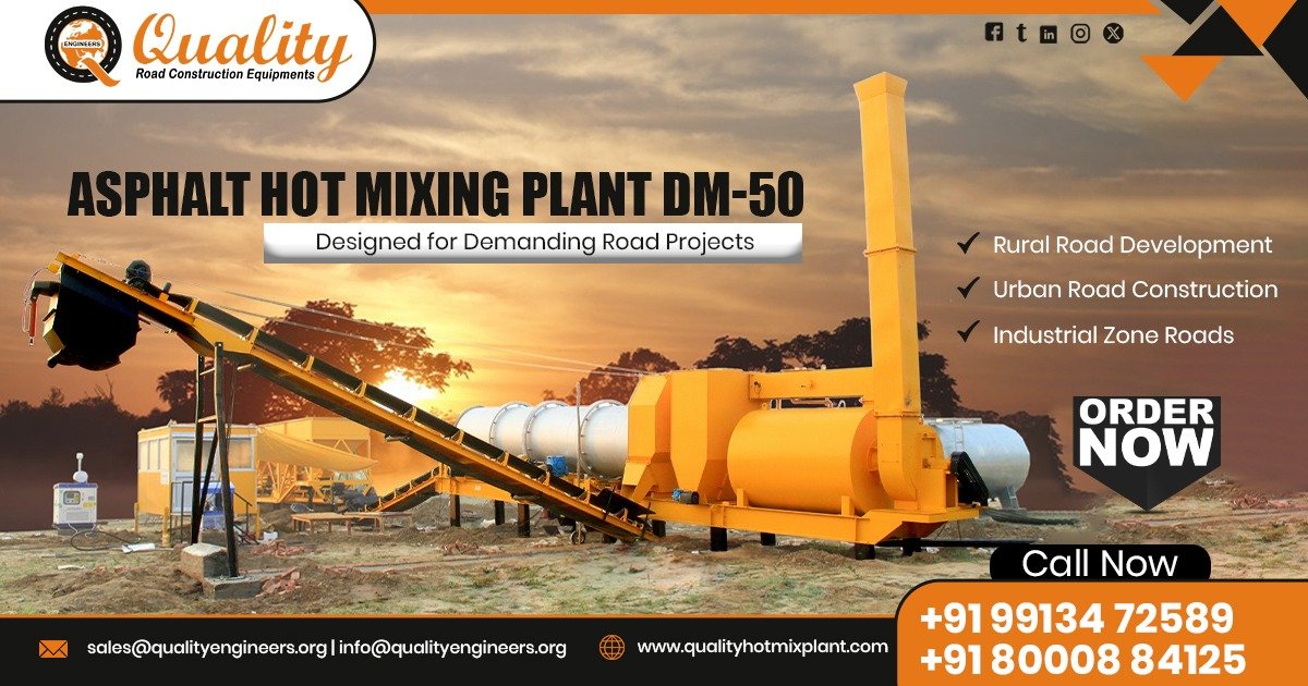 Asphalt Hot Mixing Plant DM-50 in Cameroon