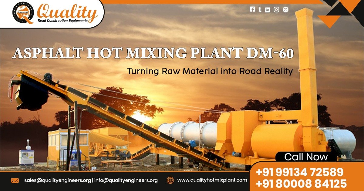 Asphalt Hot Mixing Plant DM-60 in Botswana