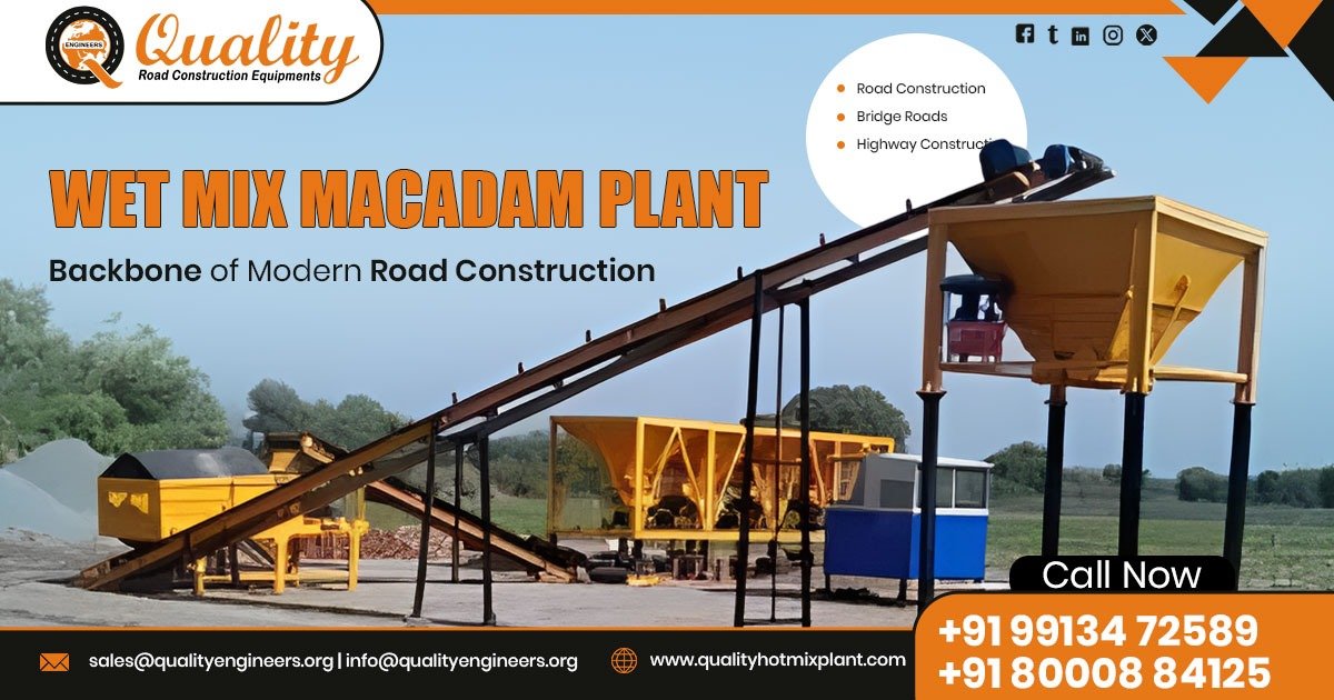 Wet Mix Macadam Plant in Chhattisgarh