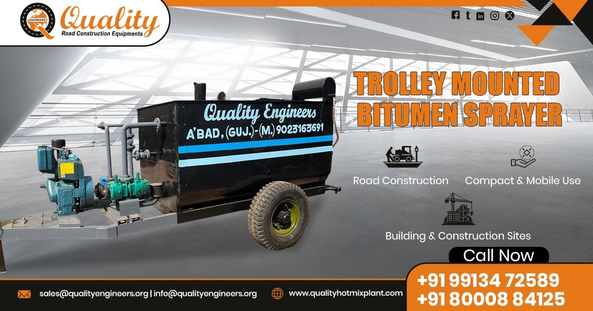 Trolley Mounted Bitumen Sprayer in Karnataka