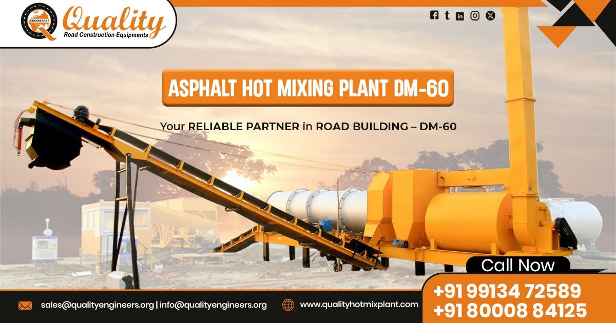 Asphalt Hot Mix Plant DM-60 in Hargeisa
