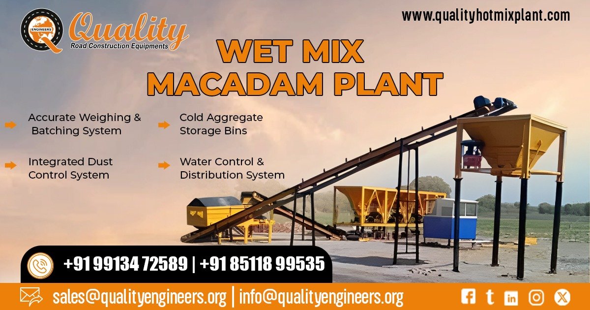Wet Mix Macadam Plant in Gujarat