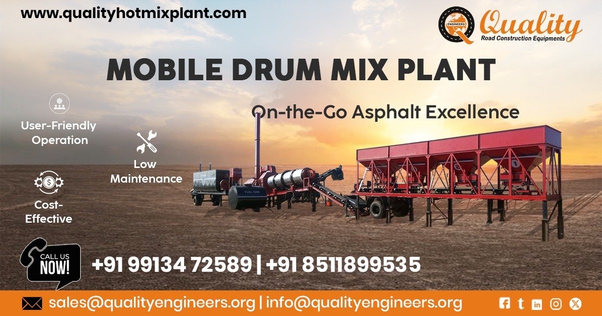 Mobile Drum Mix Plant in Odisha