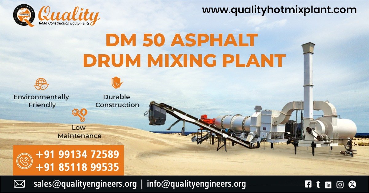 DM 50 Asphalt Drum Mixing Plant in Djibouti