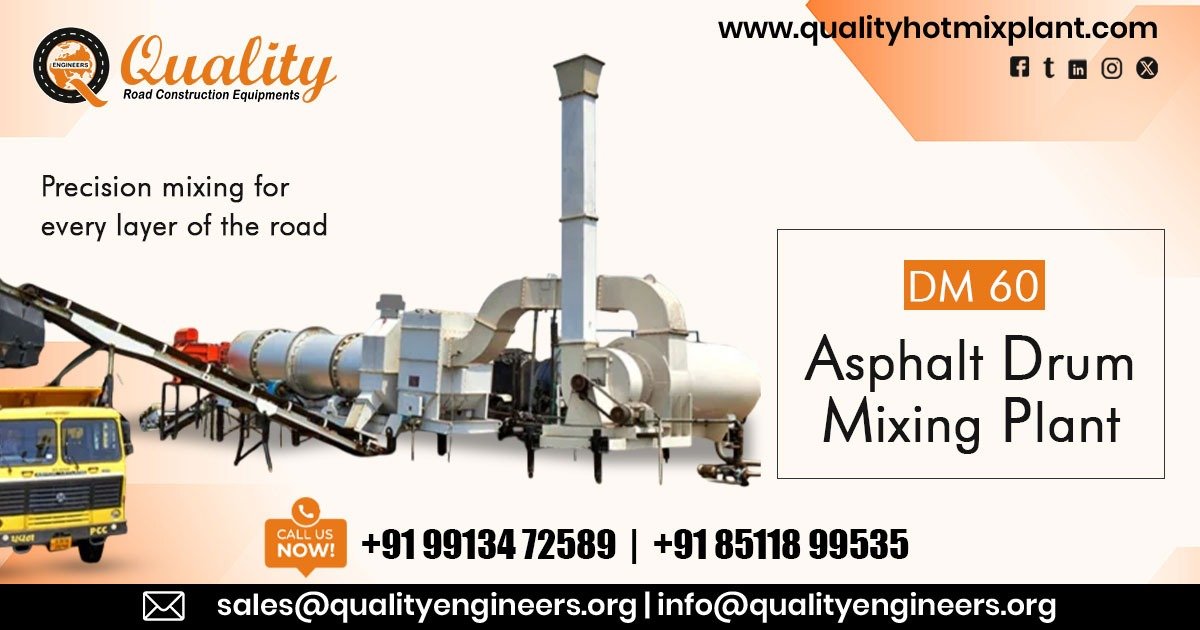 DM-60 Asphalt Drum Mixing Plant in Hong Kong