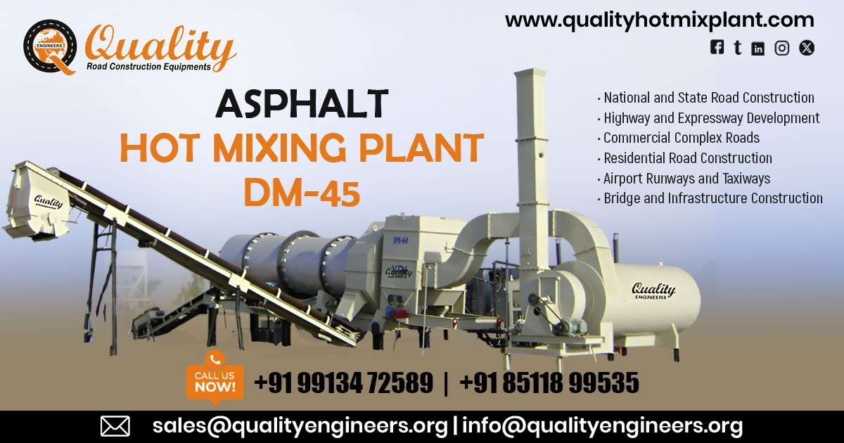 Asphalt Hot Mixing Plant DM-45 in South Africa