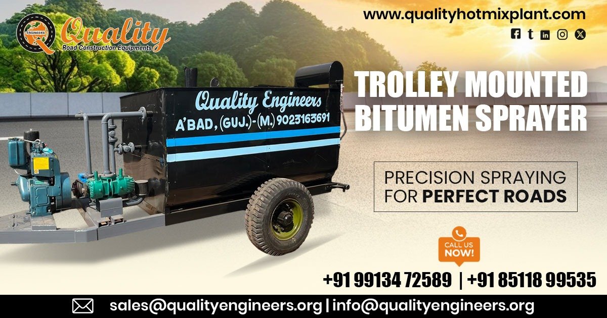 Trolley Mounted Bitumen Sprayer in Gujarat