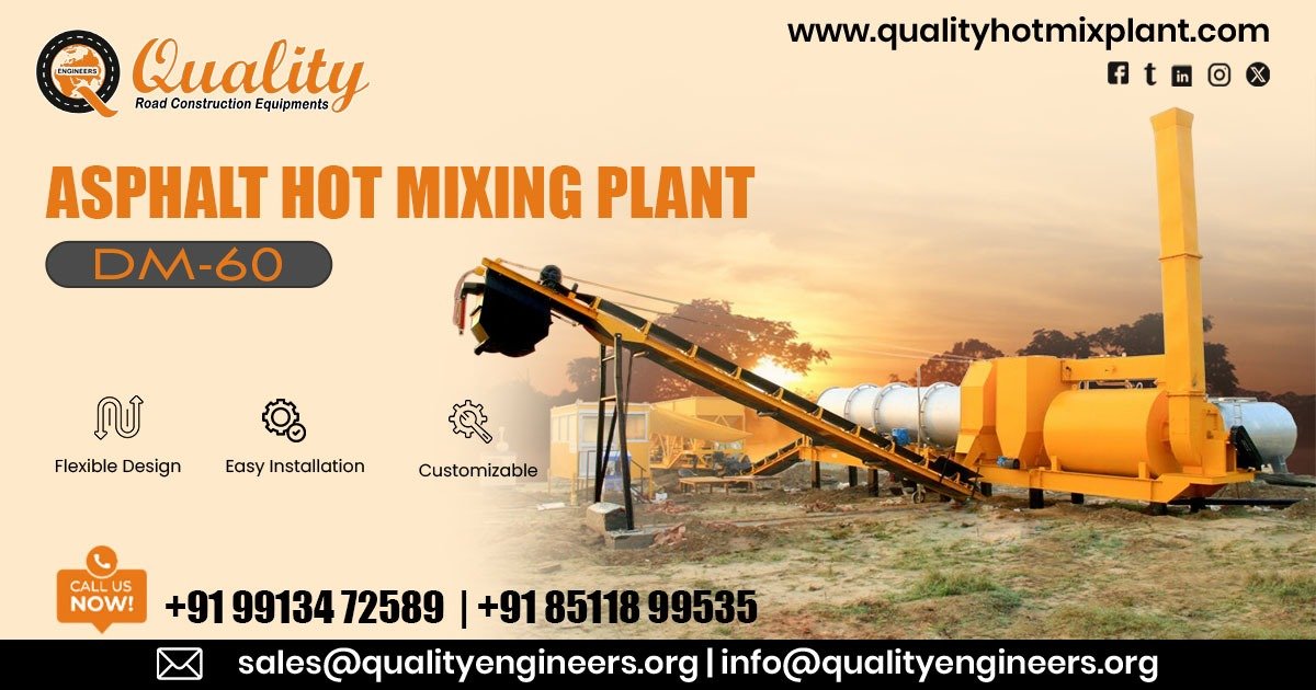 Asphalt Hot Mixing Plant DM-60 in Nigeria