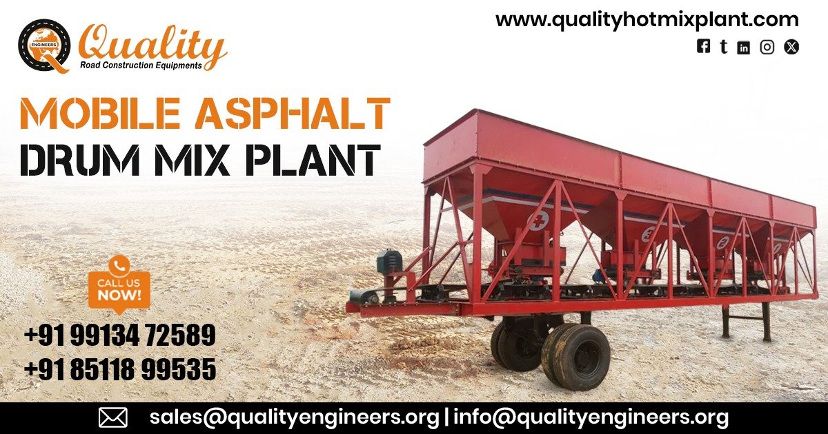 Mobile Asphalt Drum Mix Plant in South Africa