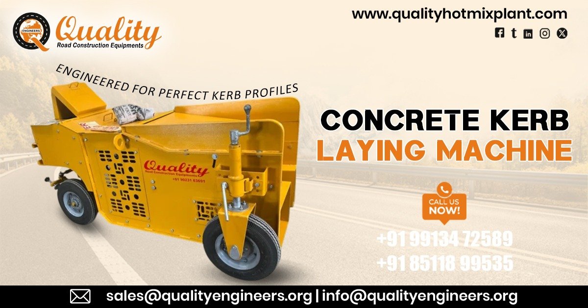 Concrete Kerb Laying Machine in Gujarat