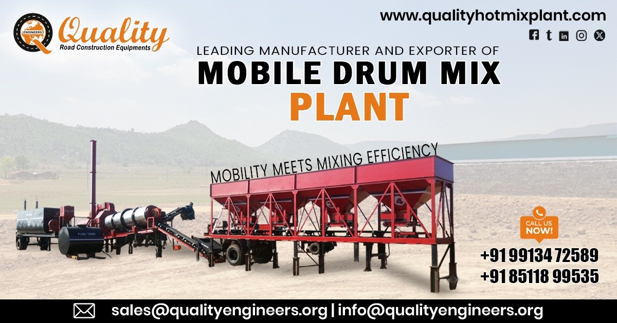 Mobile Drum Mix Plant in Chhattisgarh