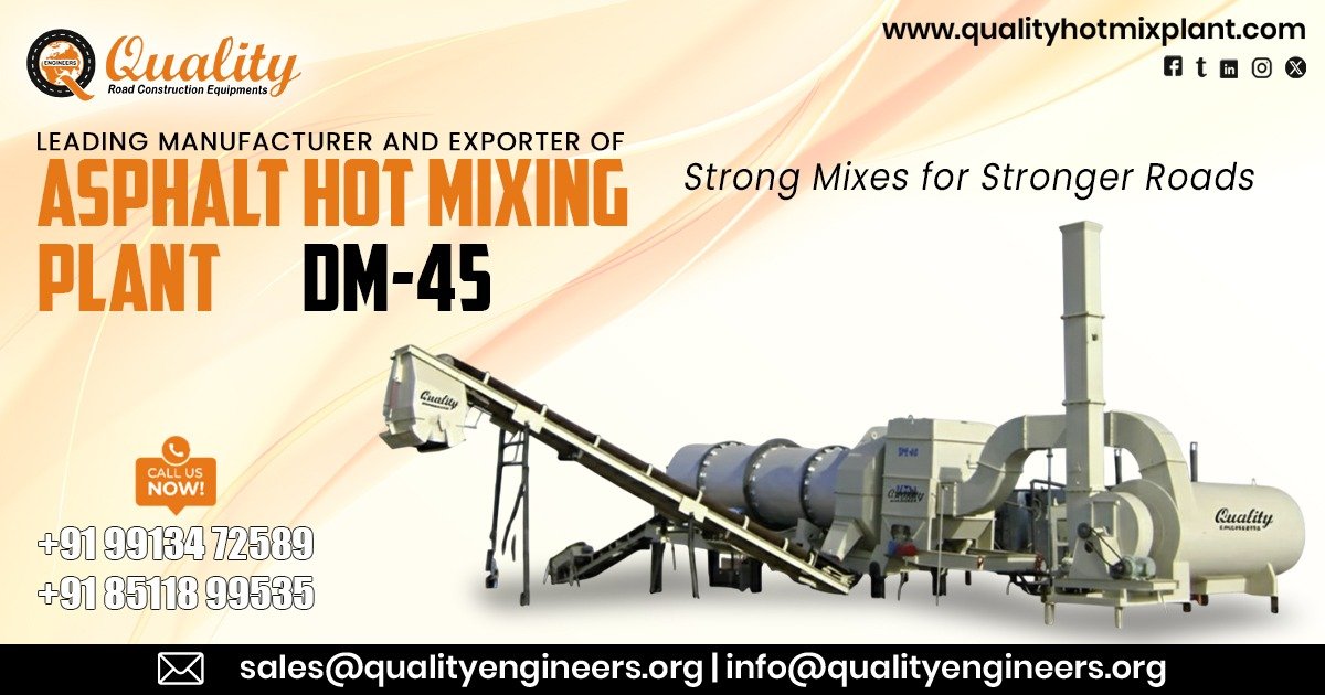 DM-45 Asphalt Hot Mixing Plant in Zimbabwe