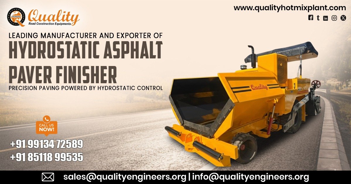 Hydrostatic Asphalt Paver Finisher in Gujarat
