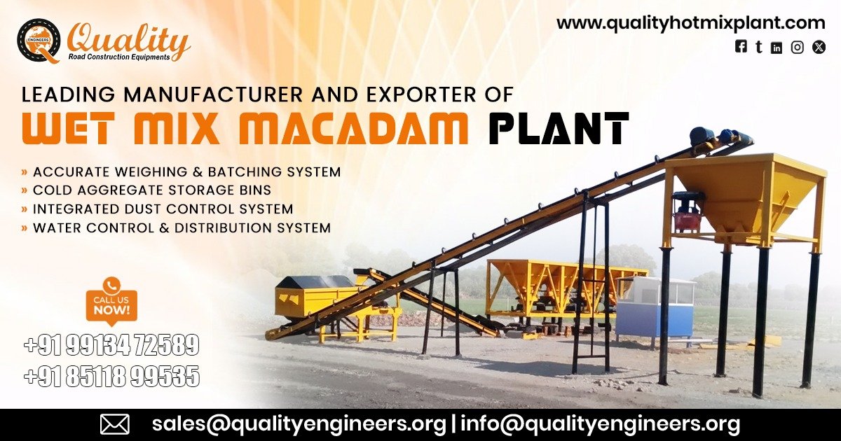 Wet Mix Macadam Plant in Karnataka