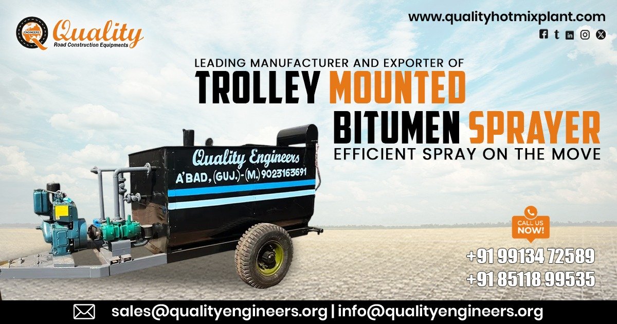 Trolley Mounted Bitumen Sprayers in Odisha