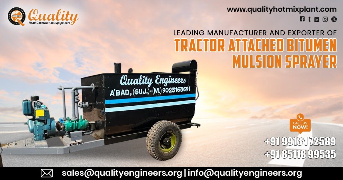 Tractor Attached Bitumen Emulsion Sprayer in Uttar Pradesh