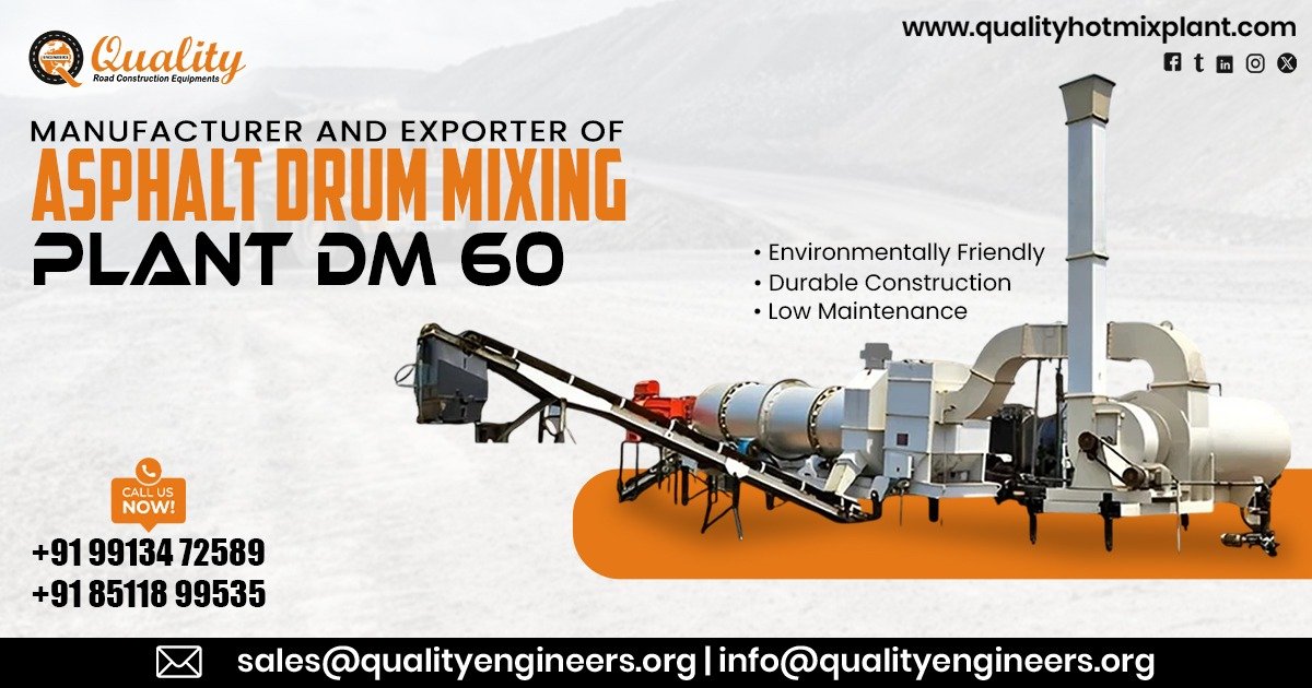 DM 60 Asphalt Drum Mixing Plant in Botswana
