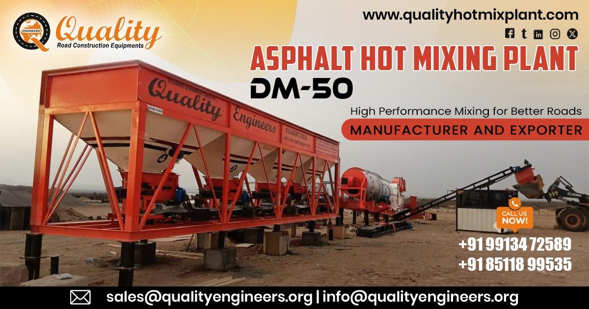 Asphalt Hot Mixing Plant DM-50 in Ethiopia