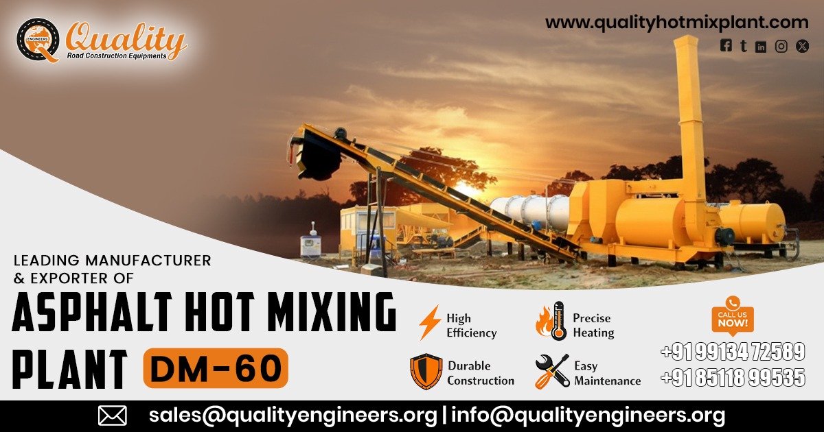 Asphalt Hot Mixing Plant DM-60 in Ethiopia