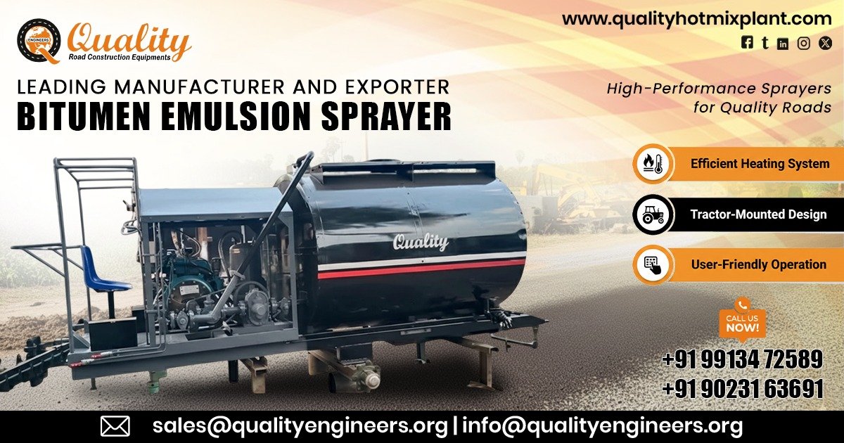 Bitumen Emulsion Sprayer in Karnataka