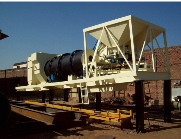 eco-mini asphalt drum mix plant