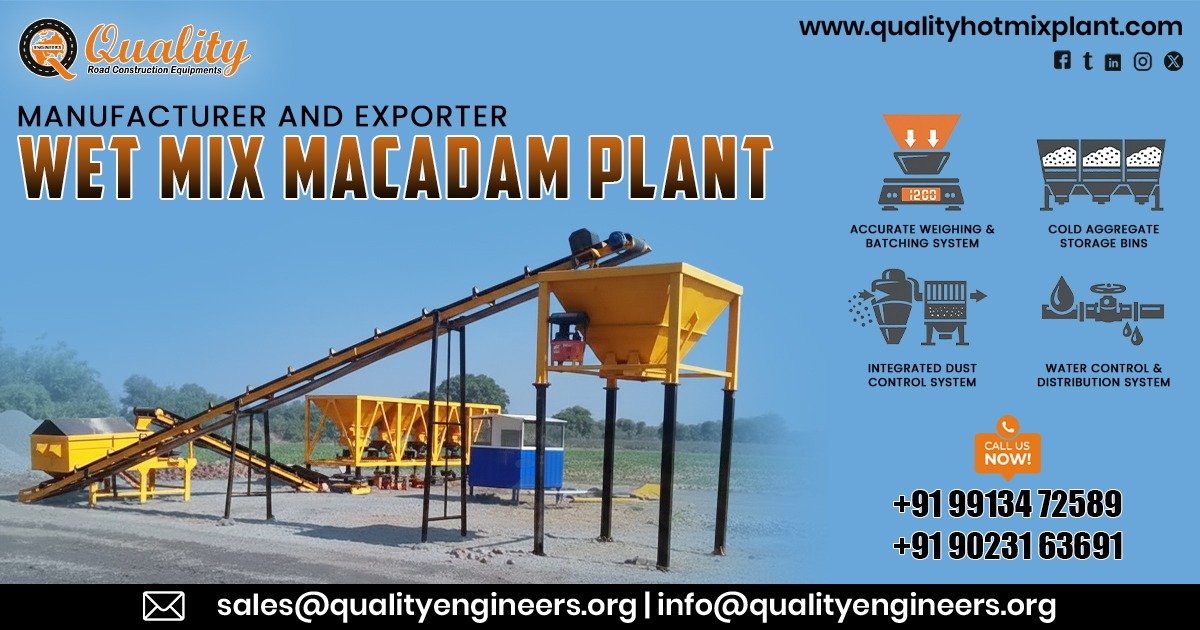 Wet Mix Macadam Plant in Odisha