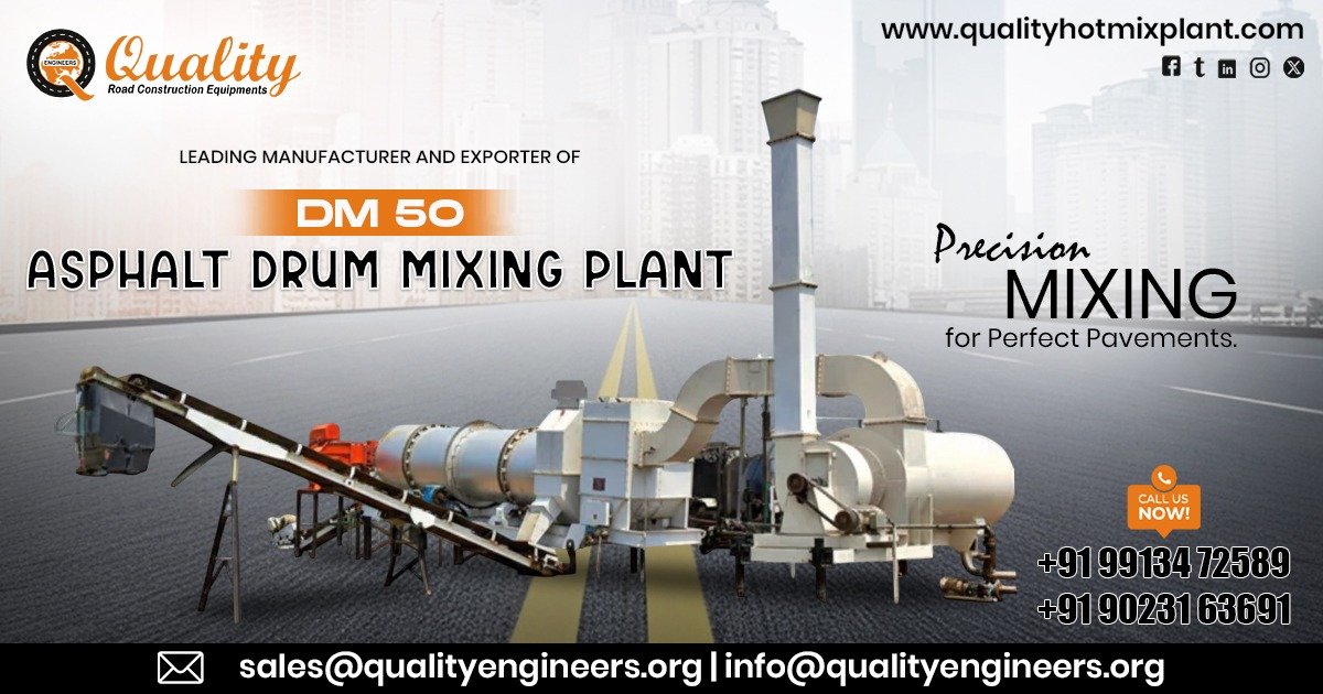 DM 50 Asphalt Drum Mixing Plant in Nigeria