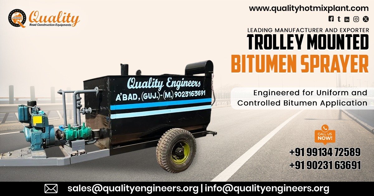 Trolley Mounted Bitumen Sprayer in Jharkhand