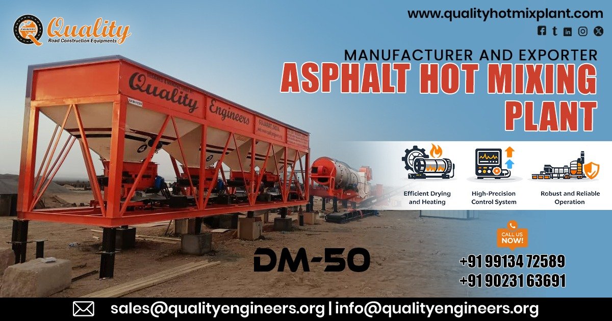 Asphalt Hot Mixing Plant DM-50 in Kenya