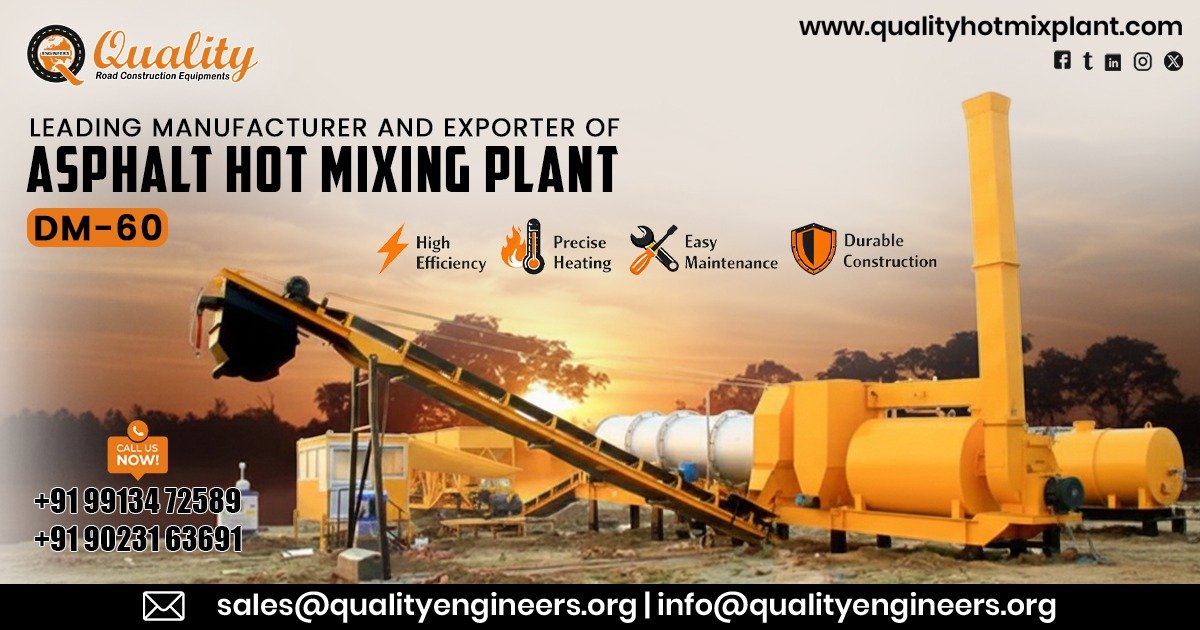 Asphalt Hot Mixing Plant DM-60 in Algeria