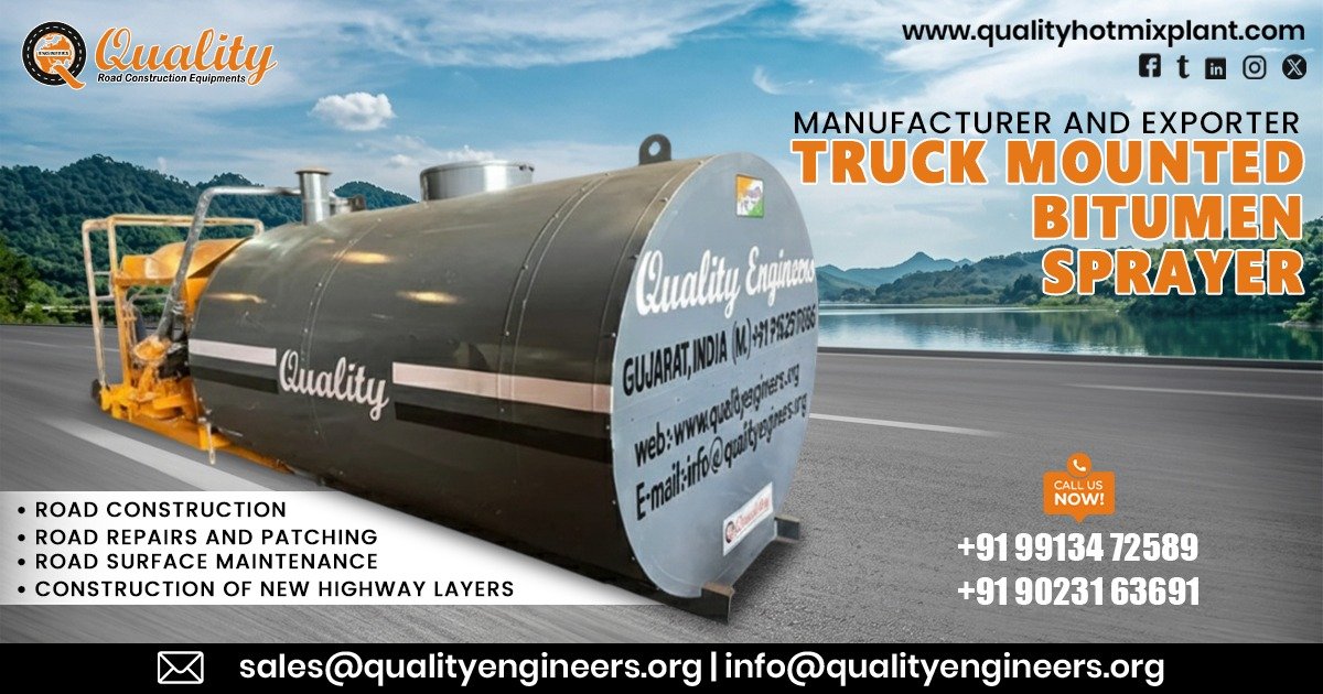 Truck Mounted Bitumen Sprayer in Karnataka