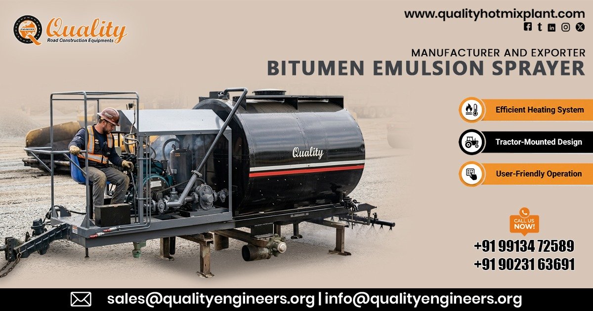 Bitumen Emulsion Sprayer in Telangana