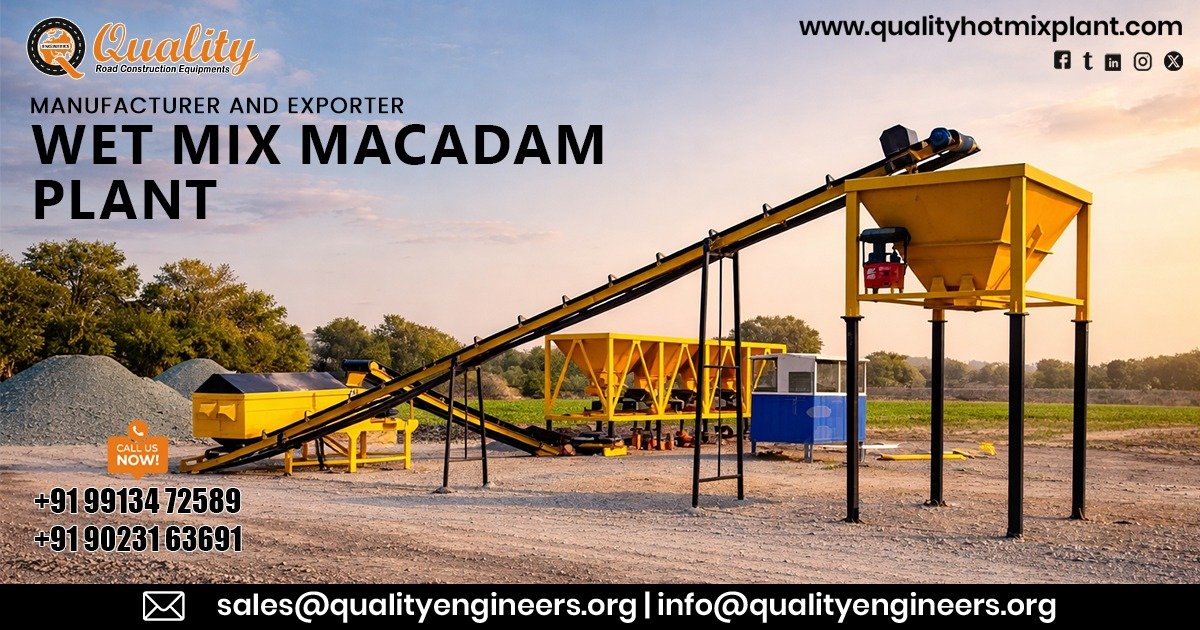 Wet Mix Macadam Plant in Uttar Pradesh