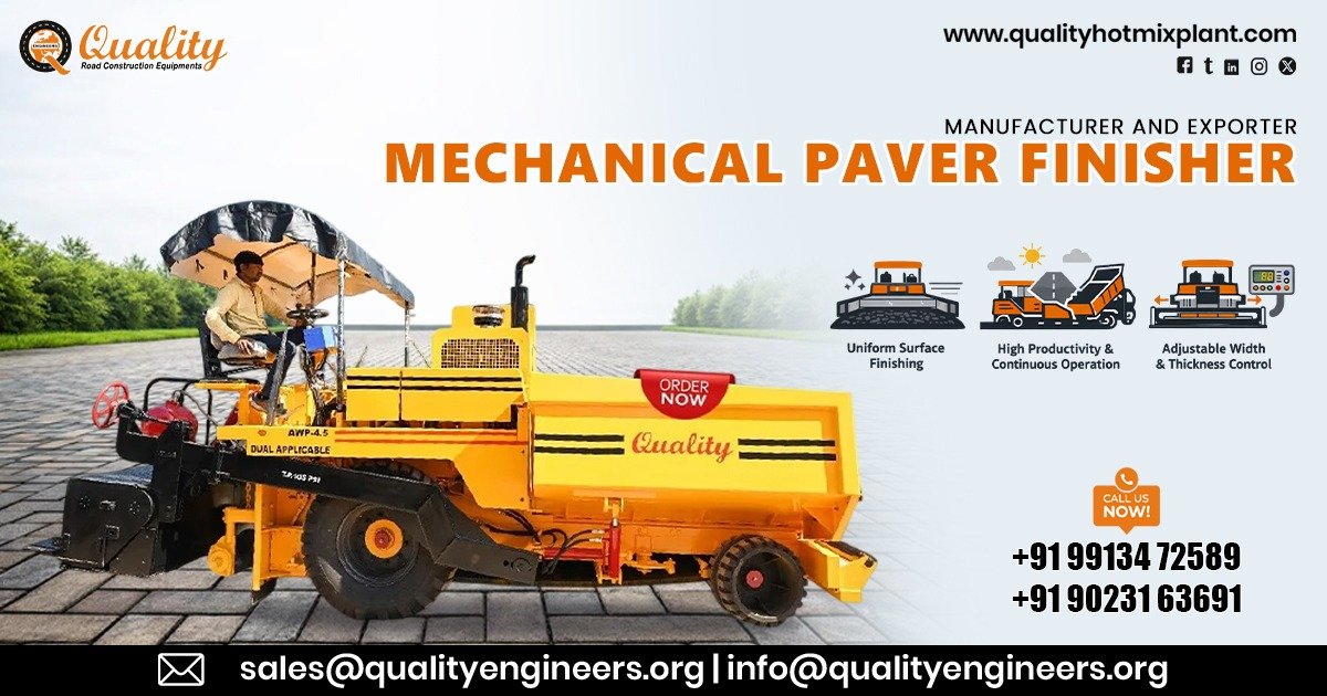 Mechanical Paver Finisher in Karnataka