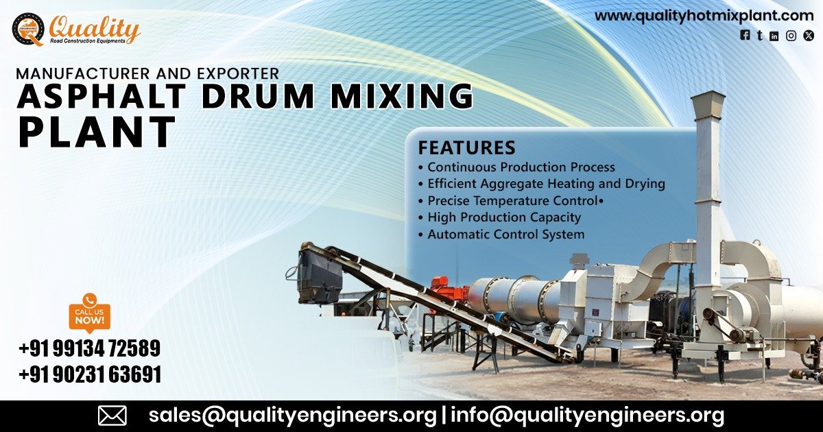 DM 45 Asphalt Drum Mixing Plant in Libya