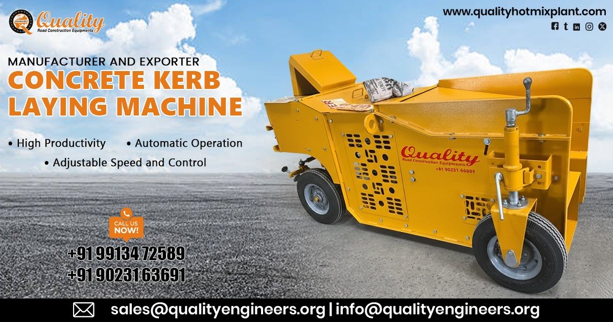 Concrete Kerb Laying Machine in Tamil Nadu