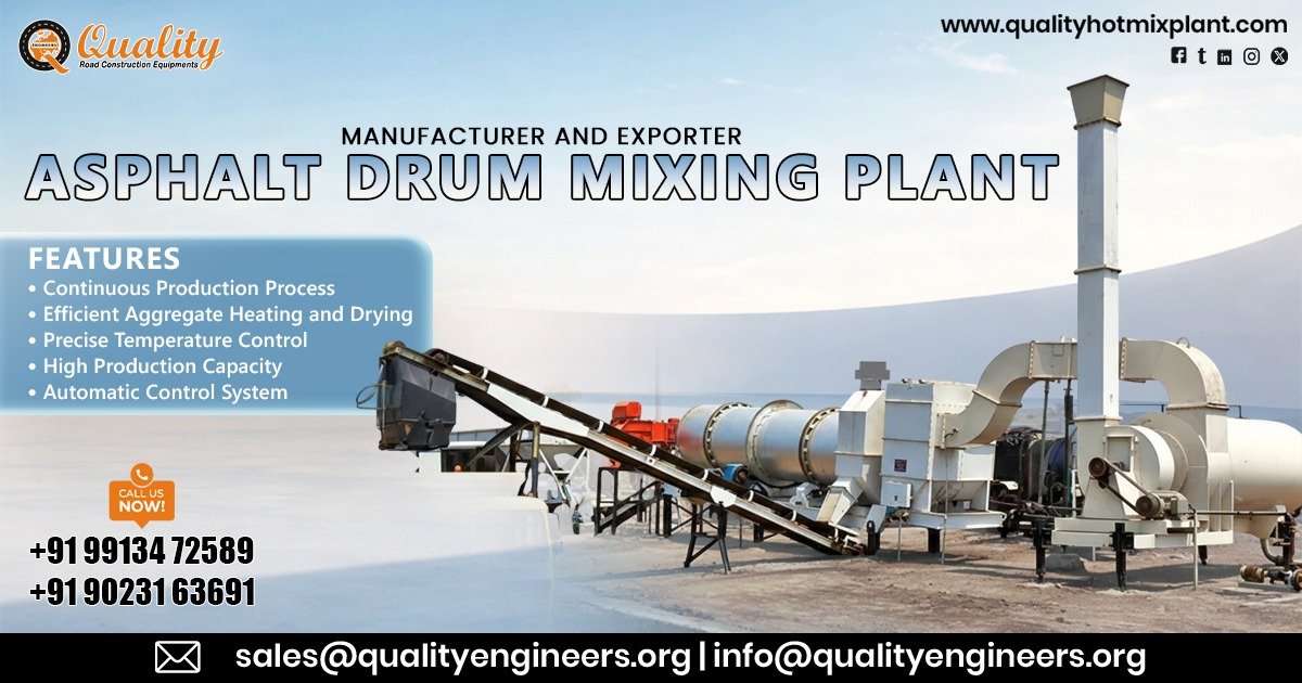 DM 50 Asphalt Drum Mixing Plant in Algeria