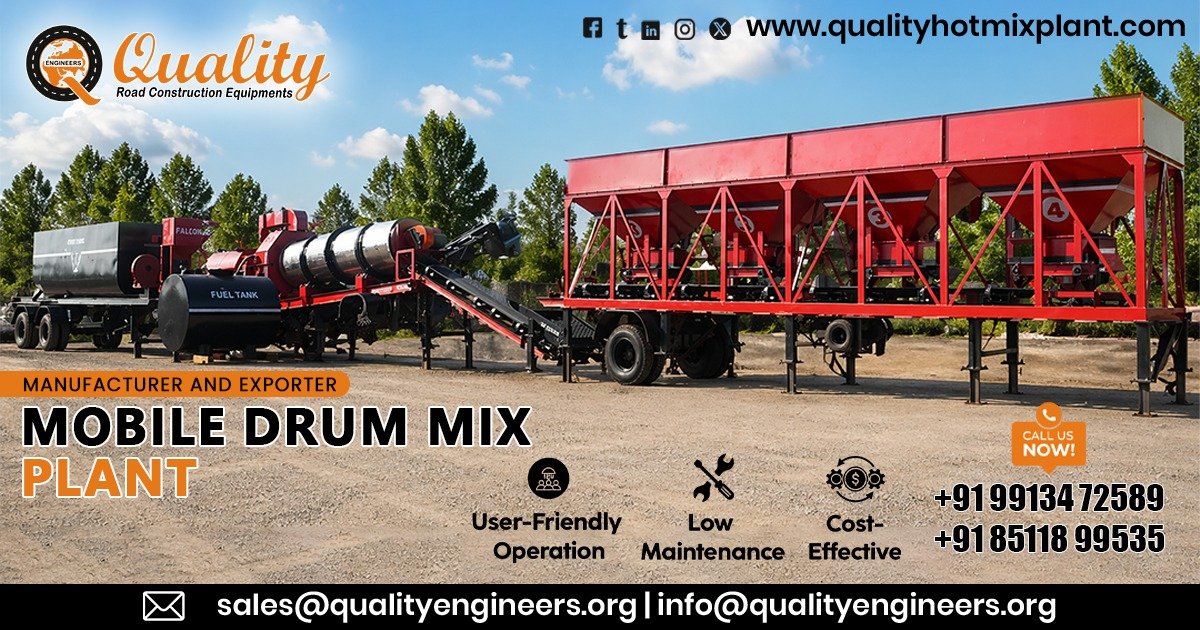 Mobile Drum Mix Plant in Telangana