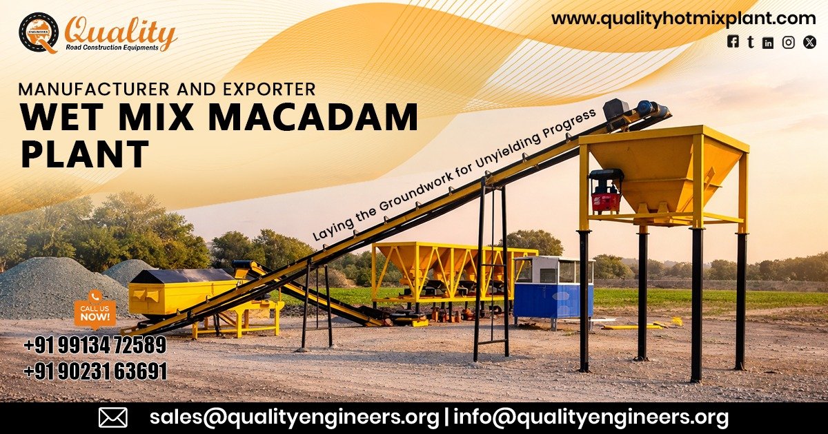 Wet Mix Macadam Plant in Telangana