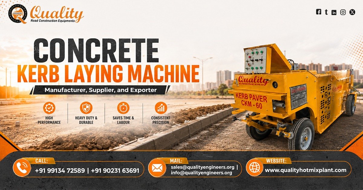 Concrete Kerb Laying Machine in Odisha