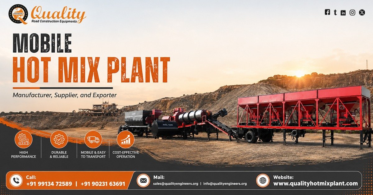 Mobile Hot Mix Plant in Uttar Pradesh