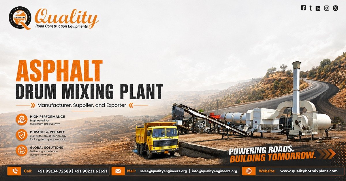 DM 45 Asphalt Drum Mixing Plant in Algeria