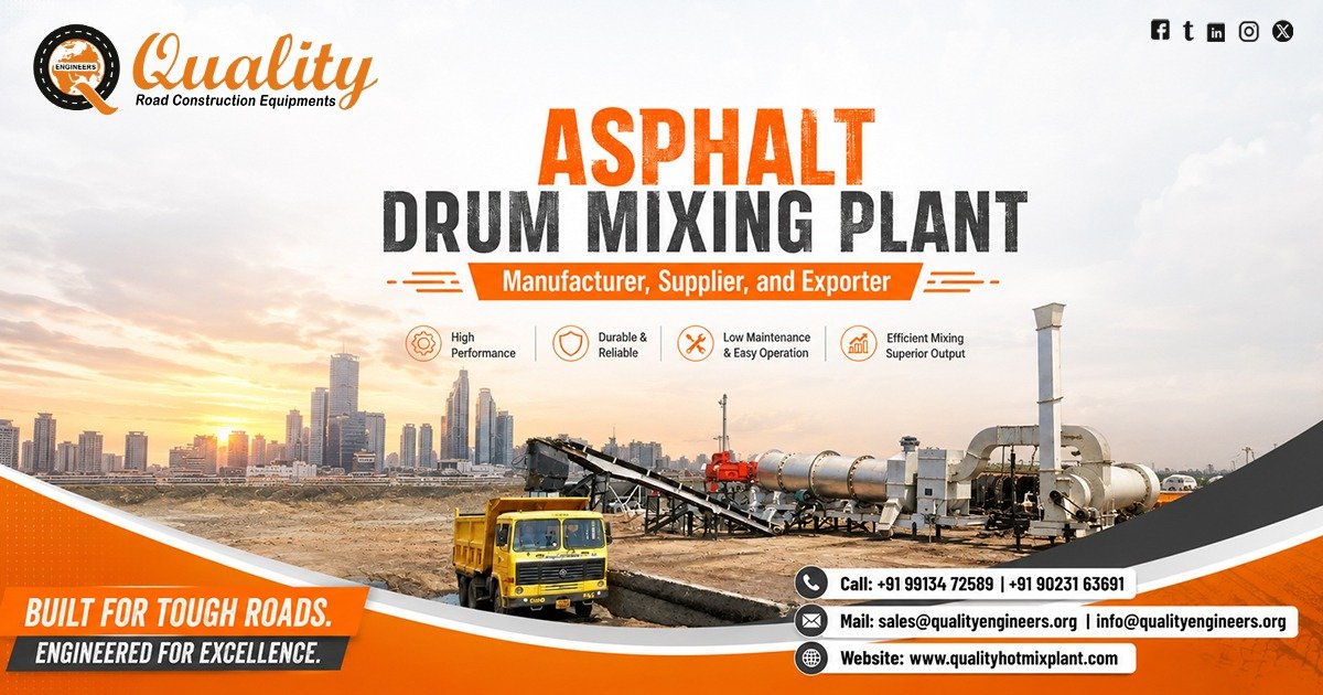 DM 50 Asphalt Drum Mixing Plant in Ghana