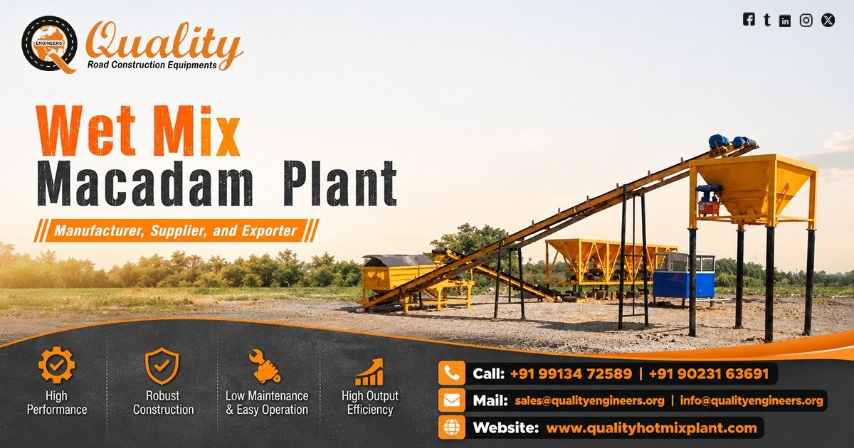 Wet Mix Macadam Plant in Tamil Nadu
