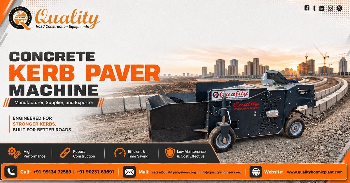 Concrete Kerb Paver Machine Supplier in Uttar Pradesh