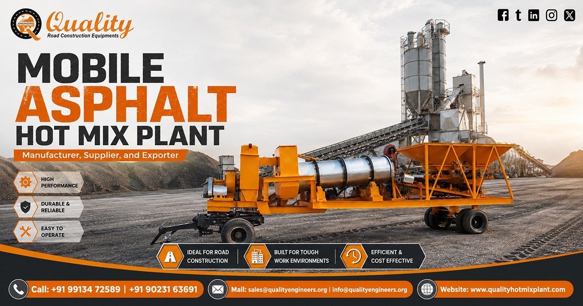 Mobile Asphalt Hot Mixing Plant in Argentina