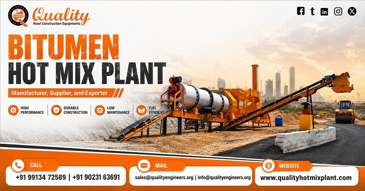 Bitumen Hot Mix Plant in Telangana